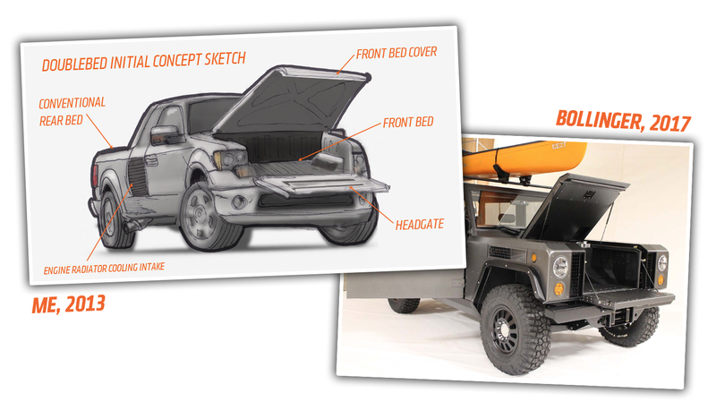 Illustration for article titled The Bollinger Electric Truck Uses An Idea I Had Years Ago And I Love It